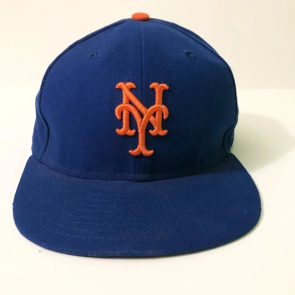 New York Mets MLB Baseball Hat Size 7 1/2 On Field Cap New Era
